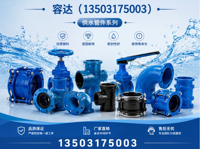河北沧州经济开发区供水管件展示图